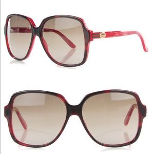 BRAND NEW Gucci GG 3582/S Red Sunglasses